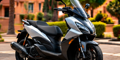 La moto et le scooter